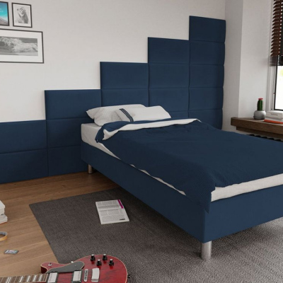 Čalouněný nástěnný panel 60x30 PAG - modrá