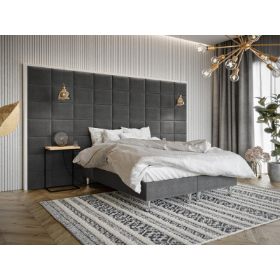 Čalouněný nástěnný panel 40x30 PAG - šedá