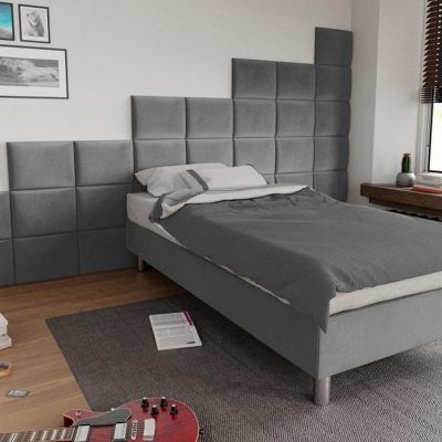 Čalouněný nástěnný panel 40x30 PAG - šedá