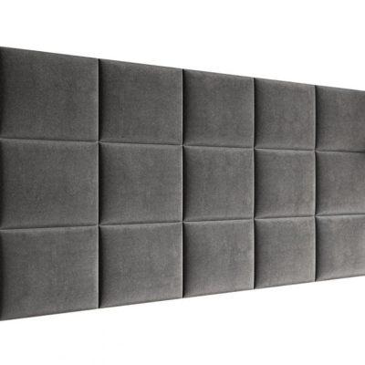 Čalouněný nástěnný panel 40x30 PAG - šedá