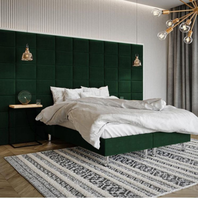 Čalouněný nástěnný panel 40x30 PAG - zelená