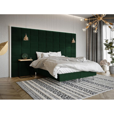 Čalouněný nástěnný panel 40x30 PAG - zelená