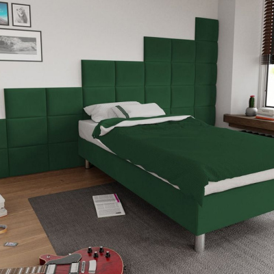 Čalouněný nástěnný panel 40x30 PAG - zelená