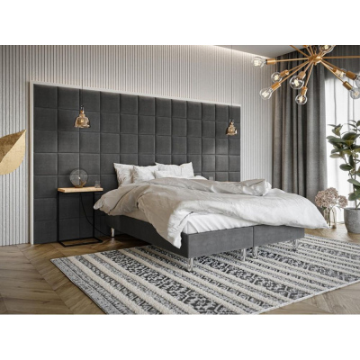 Čalouněný nástěnný panel 30x30 PAG - šedá