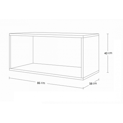 Moderní obývací sestava BRADT 6 - bílá