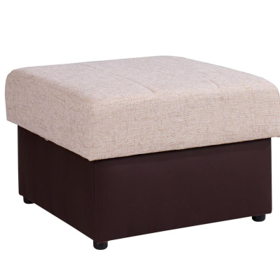 Taburet KINGA - hnědý