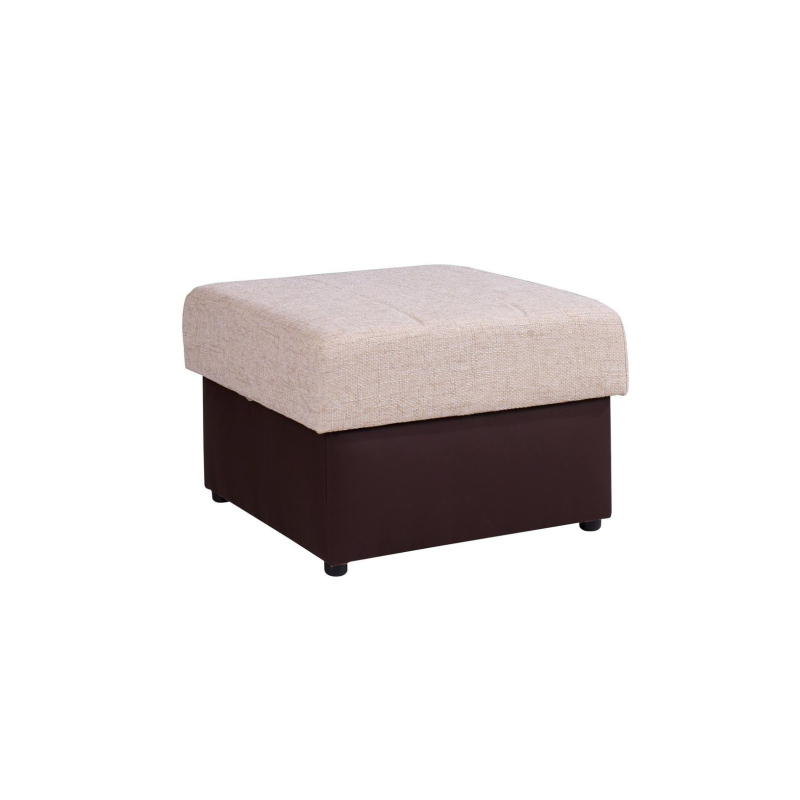 Taburet KINGA - hnědý