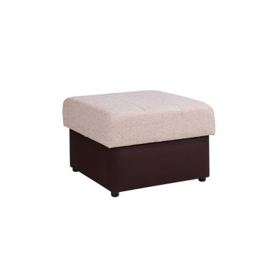 Taburet KINGA - hnědý