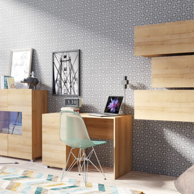 Psací stůl CONNOR - hnědý