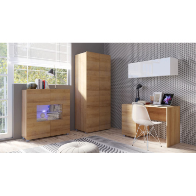 Psací stůl CONNOR - hnědý