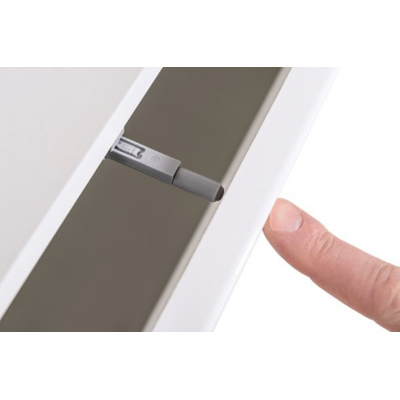 Obývací stěna s biokrbem FREYA 4 - bílá