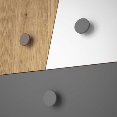 Kombinovaná komoda CHIMA 1 - dub artisan / bílá / šedá