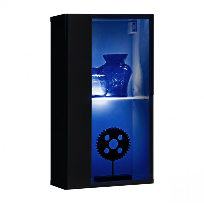 Prosklená vitrína RIONATA 9 - černá