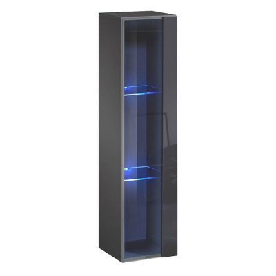 Závěsná vitrína RIONATA 7 - grafit