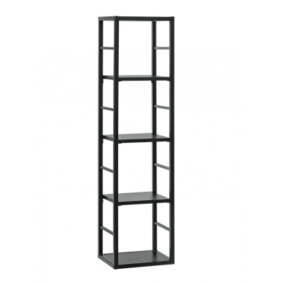 Kovový regál RIONATA 2 - černý
