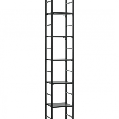 Kovový regál RIONATA 1 - černý