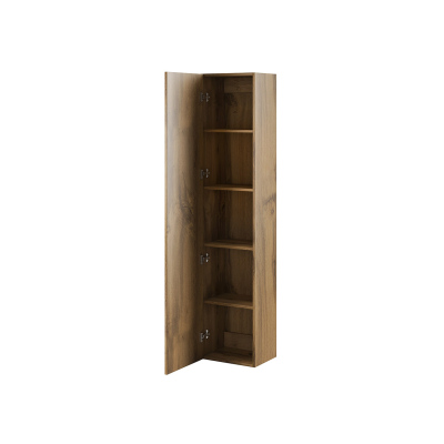 Obývací stěna s LED RGB osvětlením ASHTON 10 - šedá / lesklá šedá