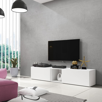 Stěna do obývacího pokoje NORMANDIA 10 - bílá