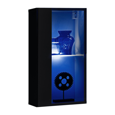 Stěna do obývacího pokoje RIONATA 22 - černá / grafit