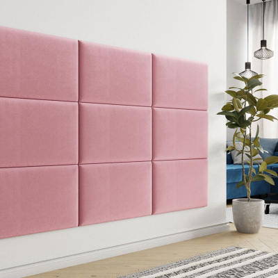 Čalouněný panel na zeď 70x40 PAG - růžový