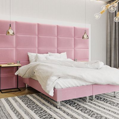 Čalouněný panel na zeď 70x40 PAG - růžový