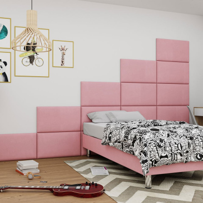 Čalouněný panel na zeď 70x40 PAG - růžový