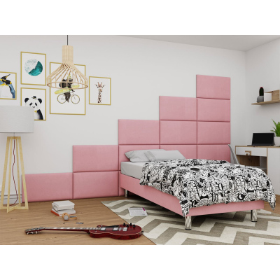 Čalouněný panel na zeď 70x40 PAG - růžový