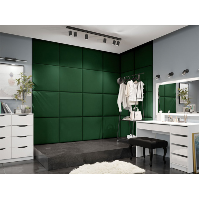 Čalouněný panel 60x60 PAG - zelený