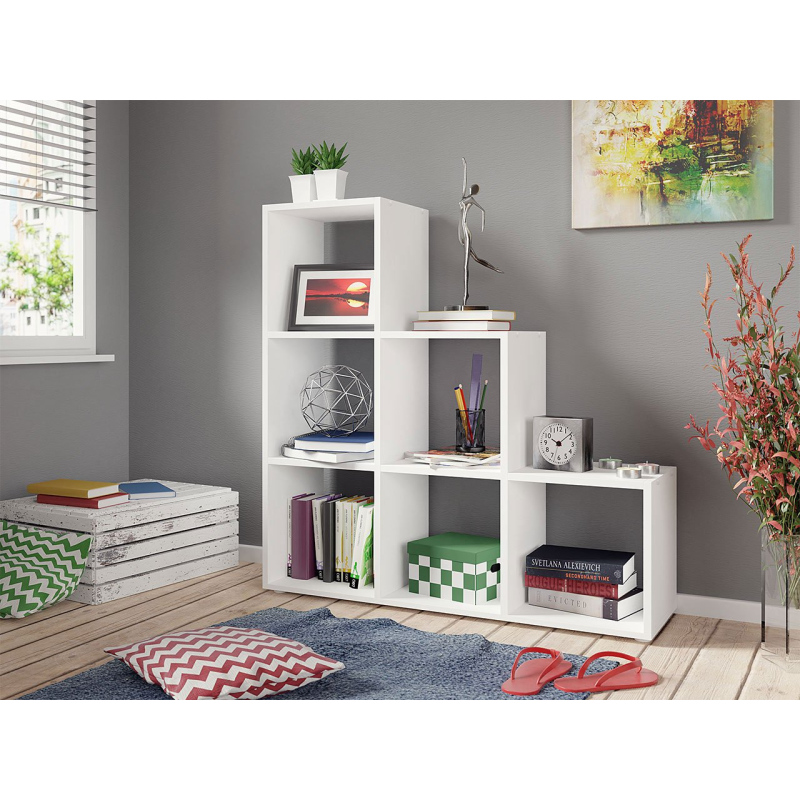 Policový regál HARKEN 1 - bílý