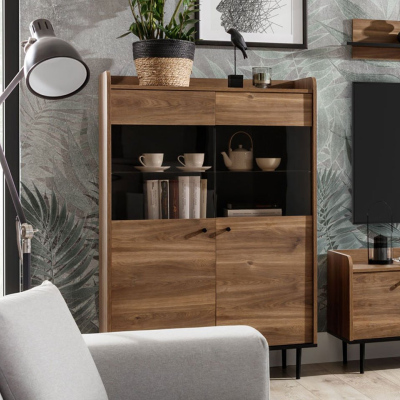 Vitrína MARIKO 2 - brandy castello