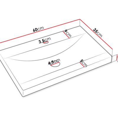 Koupelnová stěna s umyvadlem YUKO 1 - matera + sifon ZDARMA