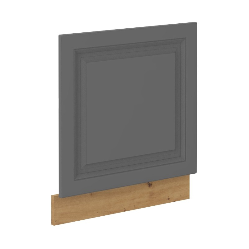 Dvířka pro vestavnou myčku SOPHIA - 60x57 cm, šedá / dub artisan