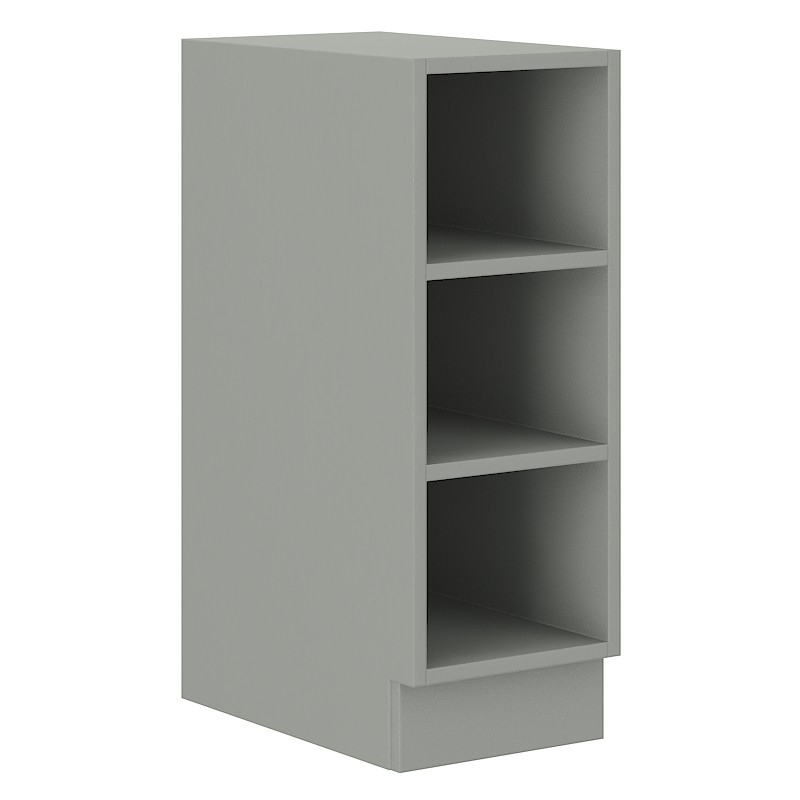 Dolní otevřená skříňka ULLERIKE - šířka 30 cm, šedá