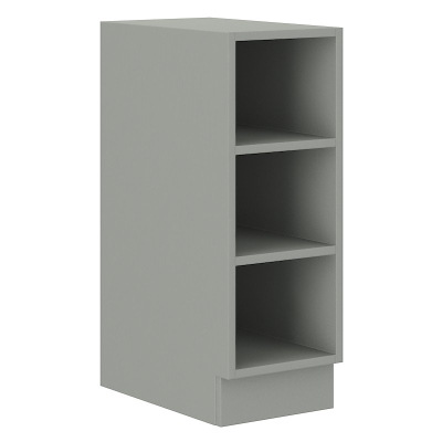 Dolní otevřená skříňka ULLERIKE - šířka 30 cm, šedá