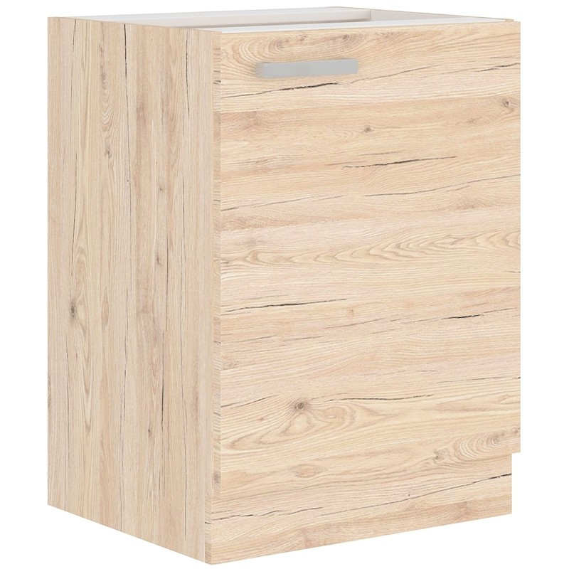 Dolní jednodveřová skříňka BERIT - šířka 60 cm, dub bordeaux