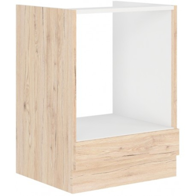 Sporáková skříňka BERIT - šířka 60 cm, dub bordeaux