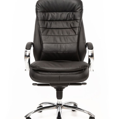 Kožené kancelářské křeslo OREST - černé