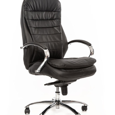 Kožené kancelářské křeslo OREST - černé