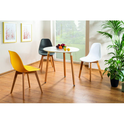 Jídelní židle NAJA - buk / světle šedý