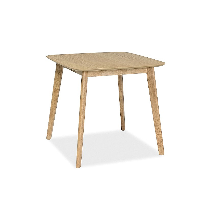 Malý jídelní stůl RYSZARD - 80x80, dub