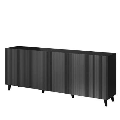 Designová komoda s dvířky HAER 2 - antracitová