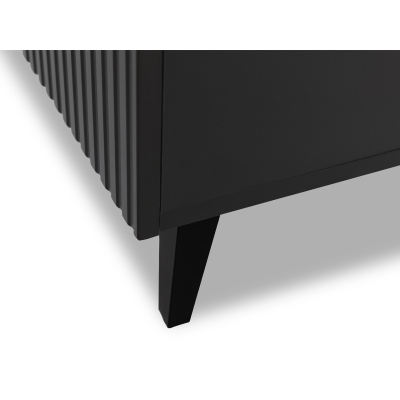 Designová komoda s dvířky HAER 2 - antracitová