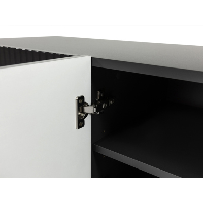 Designová komoda s dvířky HAER 2 - antracitová