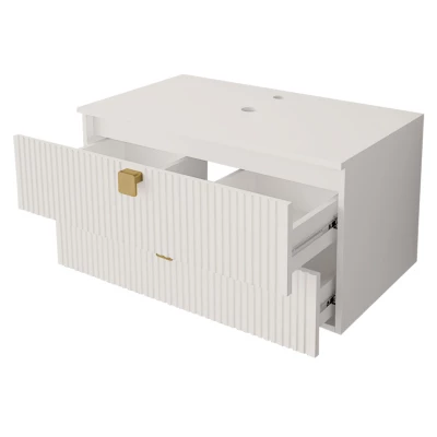 Skříňka pod umyvadlo PALOMA - černá + umyvadlo ZDARMA