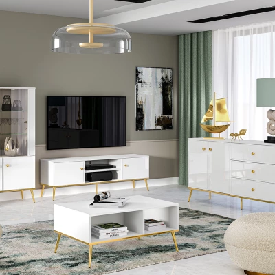 Konferenční stolek AIKE - bílý