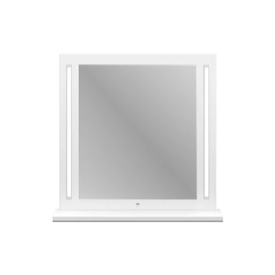 Zrcadlo na zeď BRIANA - bílé