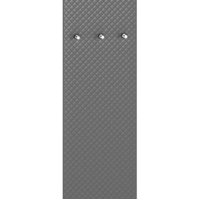 Nástěnný věšák ILKO - šedý