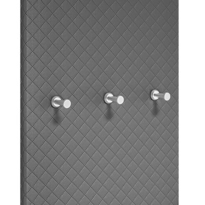 Nástěnný věšák ILKO - šedý