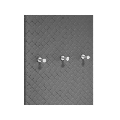 Nástěnný věšák ILKO - šedý