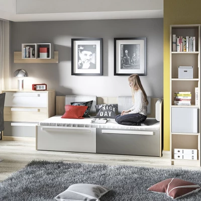 Závěsná police INNES - bílá